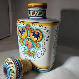 SORRY SOLD TUSCANO OLIVE OIL CERAMIC CRUET MADE IN ITALY